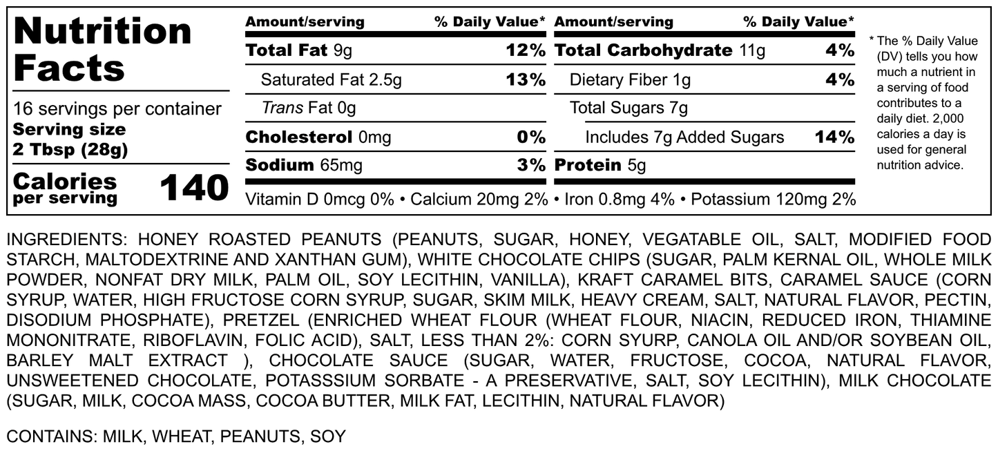 Caramel Chocolate Pretzel Peanut Butter Treat