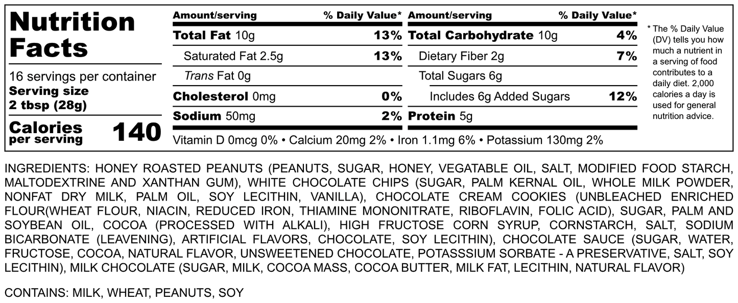 Cookies 'N Cream Peanut Butter Treat