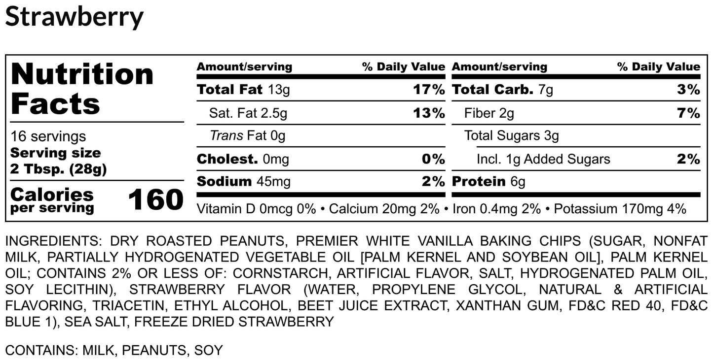 Strawberry Peanut Butter